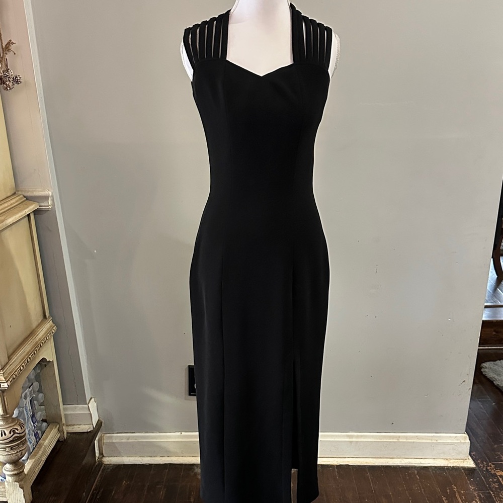 Casual Corner Black Strapless Dress
